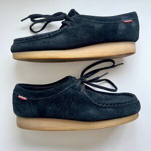 Clarks Wallabees Black Suede Shoes | Size 7.5
